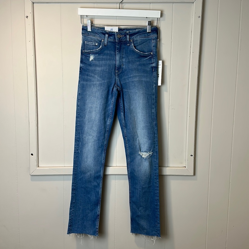 H&M slim ankle high waist jeans